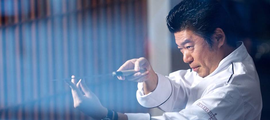 Chef Murakami, from Kinoshita, Brazil, at The Loft Project