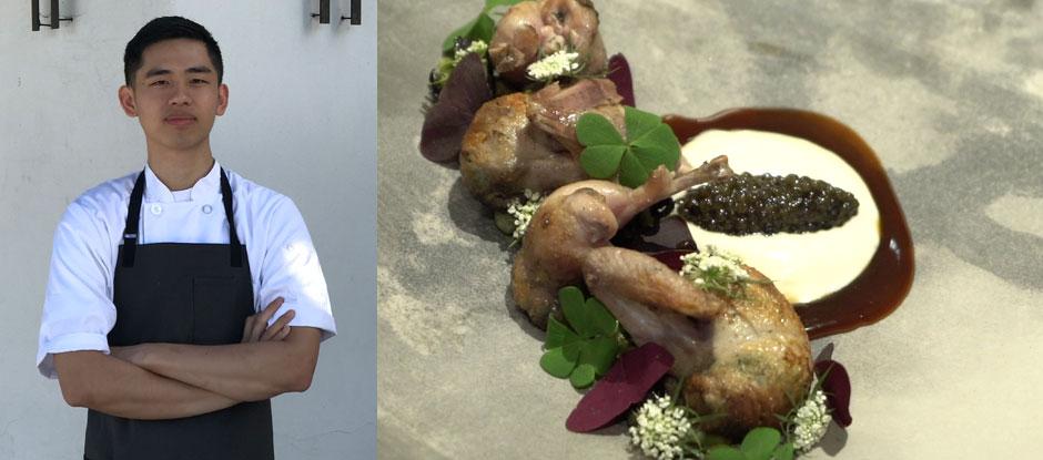 Hawaiian cook Andrew Wong is the winner of the 50 Best BBVA Scholarship 2020