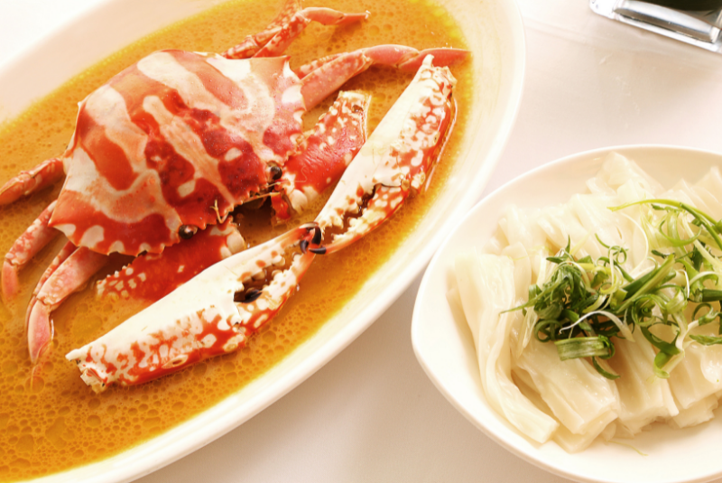 The-Chairman-Highest-Climber-Steamed-Fresh-Flowery-Crab-ShaoXing-wine-fragrant-chicken-oil